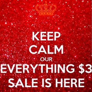 $3 Show!!! Closet Clearance!!